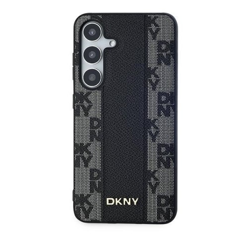 DKNY DKHMS24MPCPVSLK S24+ S926czarny/black hardcase Leather Checkered Mono Pattern MagSafe