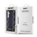 DKNY DKHMS24SPCPVSLK S24 S921czarny/black hardcase Leather Checkered Mono Pattern MagSafe