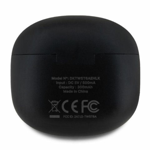 DKNY słuchawki Bluetooth DKTWST6AEHLKczarne/black TWS BT Satiny Finish