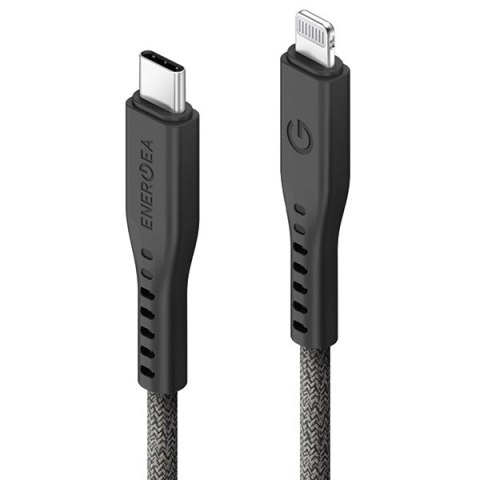 ENERGEA kabel Flow USB-C - LightningC94 MFI 1.5m czarny/black 60W 3A PD Fast Charge