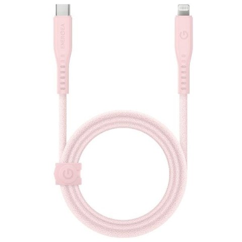 ENERGEA kabel Flow USB-C - LightningC94 MFI 1.5m różowy/pink 60W 3A PD Fast Charge