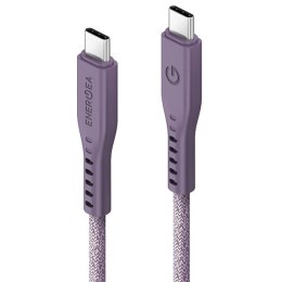 ENERGEA kabel Flow USB-C - USB-C 1.5m fioletowy/purple 240W 5A PD Fast Charge