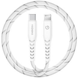 ENERGEA kabel Nyloflex USB-C - Lightning C94 MFI 1.5m biały/white