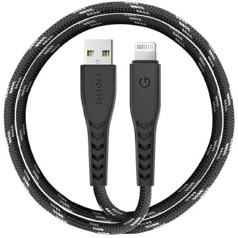 ENERGEA kabel Nyloflex USB - Lightning Charge and Sync C89 MFI 1.5m czarny/black