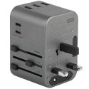 ENERGEA ład. siec. 3xUSB+2xUSB-CPD-PPS-QC 3.0 35.5W 3A2C adapter 4w1 US/UA/EU/UK szary/gunmetal Travelworld