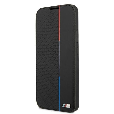 Etui BMW BMBKS22MTRTBK S22+ S906czarny/black bookcase M Collection Triangles