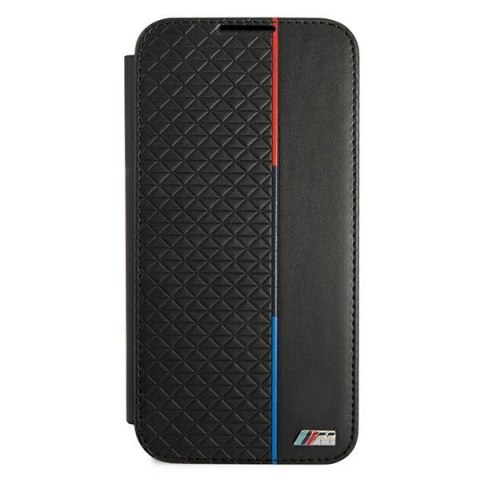 Etui BMW BMBKS22MTRTBK S22+ S906czarny/black bookcase M Collection Triangles