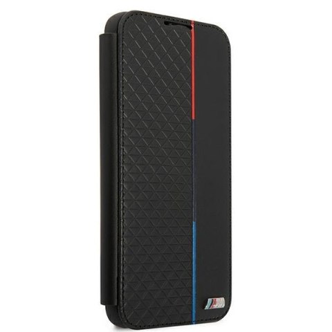 Etui BMW BMBKS22MTRTBK S22+ S906czarny/black bookcase M Collection Triangles