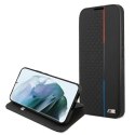Etui BMW BMBKS22MTRTBK S22+ S906czarny/black bookcase M Collection Triangles