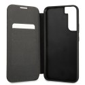 Etui BMW BMBKS22MTRTBK S22+ S906czarny/black bookcase M Collection Triangles