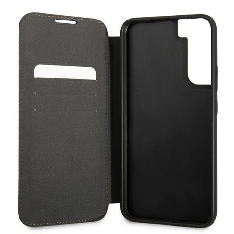 Etui BMW BMBKS22MTRTBK S22+ S906czarny/black bookcase M Collection Triangles