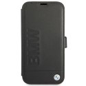 Etui BMW BMFLBKP13SSLLBK iPhone 13 mini5,4" czarny/black book Signature