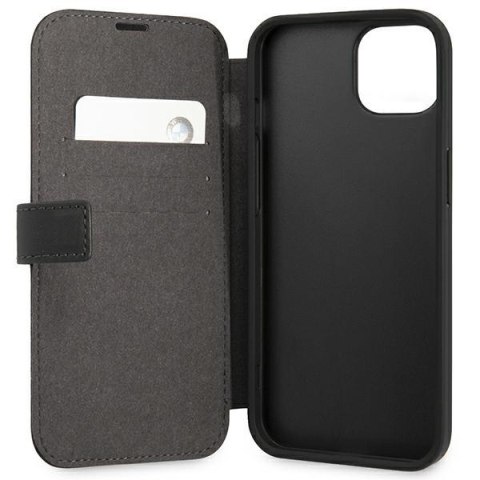 Etui BMW BMFLBKP13SSLLBK iPhone 13 mini5,4" czarny/black book Signature