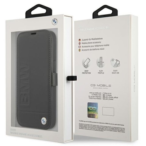 Etui BMW BMFLBKP13SSLLBK iPhone 13 mini5,4" czarny/black book Signature