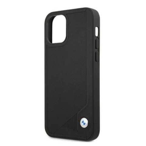 Etui BMW BMHCP12LRCDPK iPhone 12 Pro Max6,7" czarny/black hardcase Leather Deboss