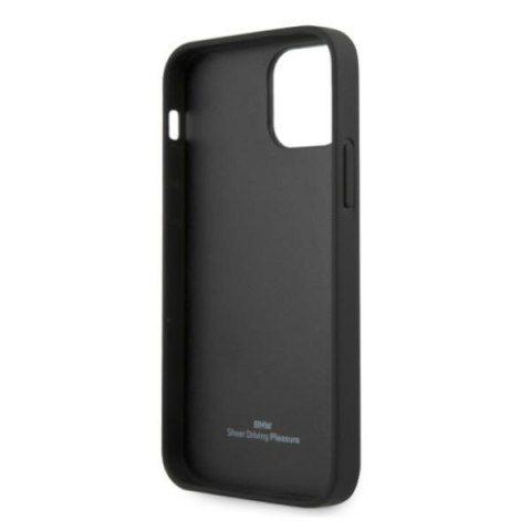 Etui BMW BMHCP12LRCDPK iPhone 12 Pro Max6,7" czarny/black hardcase Leather Deboss