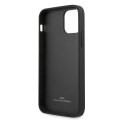 Etui BMW BMHCP12LRSWPK iPhone 12 Pro Max6,7" czarny/black hardcase Leather Perforate