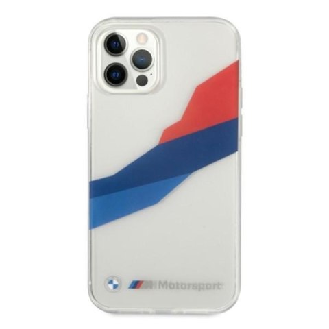 Etui BMW BMHCP12LSKTGT iPhone 12 Pro Max6,7" transparent hardcase Motorsport Tricolor