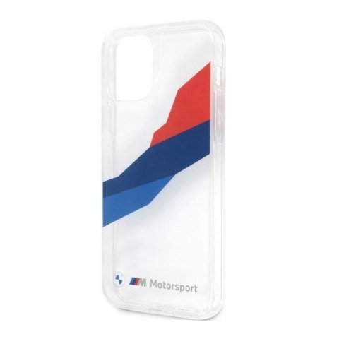 Etui BMW BMHCP12LSKTGT iPhone 12 Pro Max6,7" transparent hardcase Motorsport Tricolor