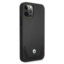 Etui BMW BMHCP12MRSWPK iPhone 12/12 Pro6,1" czarny/black hardcase Leather Perforate
