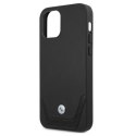 Etui BMW BMHCP12MRSWPK iPhone 12/12 Pro6,1" czarny/black hardcase Leather Perforate