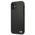 Etui BMW BMHCP12SMHOLBK iPhone12 mini 5,4" czarny/black hardcase M Collection Smooth PU