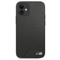 Etui BMW BMHCP12SMHOLBK iPhone12 mini 5,4" czarny/black hardcase M Collection Smooth PU