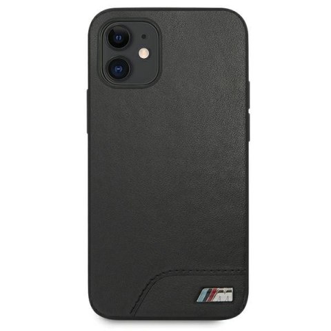 Etui BMW BMHCP12SMHOLBK iPhone12 mini 5,4" czarny/black hardcase M Collection Smooth PU