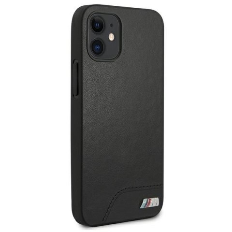 Etui BMW BMHCP12SMHOLBK iPhone12 mini 5,4" czarny/black hardcase M Collection Smooth PU
