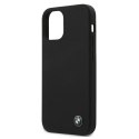 Etui BMW BMHCP12SSILBK iPhone 12 mini5,4" czarny/black hardcase Silicone Signature