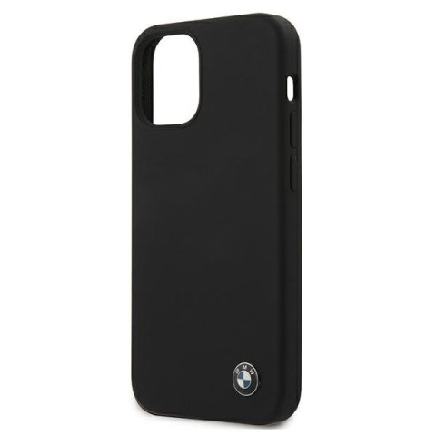 Etui BMW BMHCP12SSILBK iPhone 12 mini5,4" czarny/black hardcase Silicone Signature