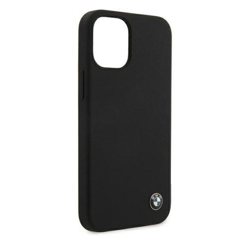 Etui BMW BMHCP12SSILBK iPhone 12 mini5,4" czarny/black hardcase Silicone Signature