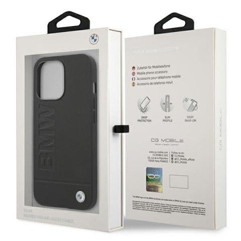 Etui BMW BMHCP13XSLLBK iPhone 13 Pro Max6,7" czarny/black hardcase Signature Logo Imprint
