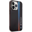 Etui BMW BMHCP14L22HVGV iPhone 14 Pro6.1" czarny/black IML Tricolor Stripe
