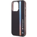Etui BMW BMHCP14L22HVGV iPhone 14 Pro6.1" czarny/black IML Tricolor Stripe