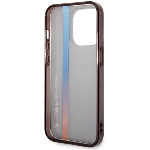 Etui BMW BMHCP14L22HVGV iPhone 14 Pro6.1" czarny/black IML Tricolor Stripe