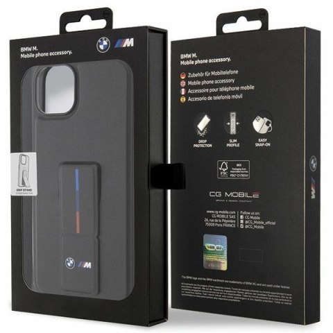 Etui BMW BMHCP14M22GSLK iPhone 14 Plus / 15 Plus 6.7" czarny/black hardcase Grip Hot Stamp
