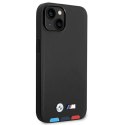 Etui BMW BMHCP14M22PTDK iPhone 14 Plus / 15 Plus 6,7" czarny/black Leather Stamp Tricolor