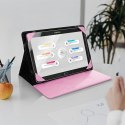 Etui Blun uniwersalne na tablet 7" UNTróżowy/pink