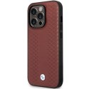 Etui BMW BMHCP14X22RFGR iPhone 14 Pro Max 6,7" burgundowy/burgundy Leather Diamond Pattern