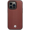 Etui BMW BMHCP14X22RFGR iPhone 14 Pro Max 6,7" burgundowy/burgundy Leather Diamond Pattern