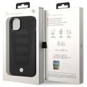 Etui BMW BMHCP14S22RPSK iPhone 14 / 15 / 13 6.1" czarny/black Leather Seats Pattern