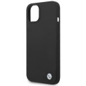 Etui BMW BMHCP14SSILBK iPhone 14 / 15 / 13 6.1" czarny/black Silicone Metal Logo