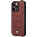 Etui BMW BMHMP14L22RPSR iPhone 14 Pro 6,1" burgundowy/burgundy Leather Seats Pattern MagSafe