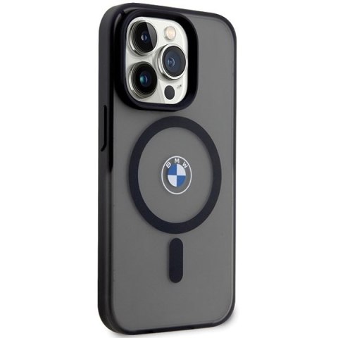 Etui BMW BMHMP14LDSLK iPhone 14 Pro 6.1" czarny/black hardcase Signature MagSafe