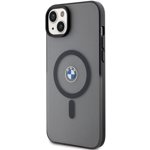Etui BMW BMHMP14MDSLK iPhone 14 Plus/ 15 Plus 6.7" czarny/black hardcase Signature MagSafe