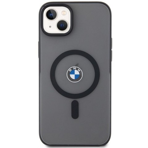 Etui BMW BMHMP14MDSLK iPhone 14 Plus/ 15 Plus 6.7" czarny/black hardcase Signature MagSafe