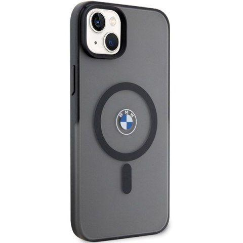 Etui BMW BMHMP14MDSLK iPhone 14 Plus/ 15 Plus 6.7" czarny/black hardcase Signature MagSafe