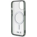 Etui BMW BMHMP14MHCRS iPhone 14 Plus / 15 Plus 6.7" transparent hardcase Silver Ring MagSafe