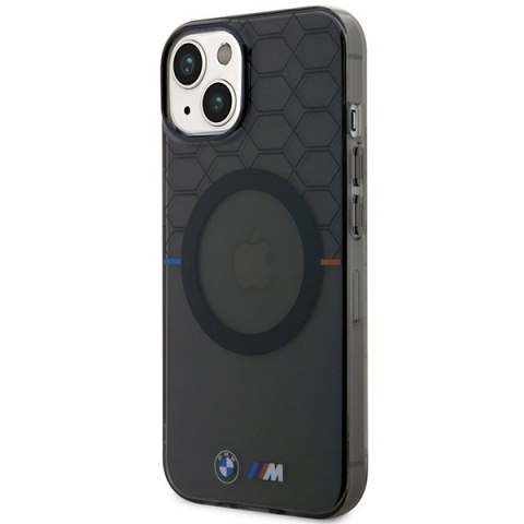 Etui BMW BMHMP14MHGPK iPhone 14 Plus/ 15 Plus 6.7" szary/grey Pattern MagSafe
